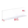 Bafle Inferior de Cama Plástico Transparente a Prueba de Polvo Hogareño Borde de Sellado de Partición de Espacio Inferior de Mesa Lateral de Sofá Protector Anti-Gato