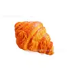 Brinquedo de Comida Simulado Pão Squishy Croissant Brinquedo de Rebote Lento Molhado Macio Decompressão Estudante Brinquedo de Apertar Venda Quente Transfronteiriça