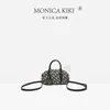MONICA KIKI Bolsa Transversal Vintage para Mulheres 2026 Nova Moda Bolsa de Mão Bolsa de Ombro Bolsa Pequena Versátil de Luxo Leve