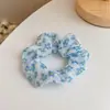 Scrunchie Fofo Estilo JK Acadêmico Coreano, Elástico de Cabelo para Meninas, Acessório de Cabelo