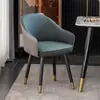 Cadeira de Luxo Leve para Sala de Jantar em Casa, Penteadeira de Quarto, Cadeira de Maquiagem com Encosto, Lazer na Varanda, Banqueta Simples para Mesa de Jantar na Sala de Estar