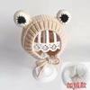 Gorro de Lana Tejido de Rana para Bebés y Niños Pequeños en Otoño e Invierno, Sombrero Divertido y Lindo, Gorro de Invierno, Orejeras para Exteriores, Gorros para Bebés