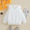 Sudaderas de color liso hechas a medida para niños, adecuadas para uniformes de clase de jardín de infantes y escuela primaria, tops atléticos de manga larga, sudaderas con capucha y uniformes para actividades de equipo.