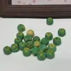 Turquesa Magnesita Amarelo Colza Semente de Maracujá Contas Soltas Pulseira Acessórios Joias DIY E79