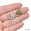 Acessórios para Joias DIY Transfronteiriços Atacado Pingente Colar Pulseira Árvore da Vida Retrô Liga Metálica Pequeno Pingente Materiais Artesanais