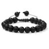 Popular Pulseira Trançada de Pedra Olho de Tigre Amarelo Natural 8mm para Mulheres, Pulseira Ajustável com Cordão de Cera, Ágata de Jade Mais Vendida
