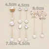 Pantalones Falda Fijos de Cintura Ceñida con Broche de Perla Artefacto de Cintura Ceñida Ropa Cuello Capa Broche Ligero Anti-deslizamiento Joyería