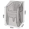 Funda para Muebles de Jardín Tela Oxford 210D Impermeable Funda para Sillón Reclinable Protección Solar Funda para Muebles de Exterior Funda para Polvo de Sillón Reclinable