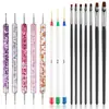 Conjunto Cruzado com 32 peças Conjunto com 31 peças Fábrica de pincéis para nail art atacado múltiplas combinações de pincéis para nail art conjunto completo de ferramentas