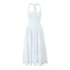 Comércio exterior 2024 verão novo estilo europeu e americano moda casual vestido de alça plissada vestido feminino