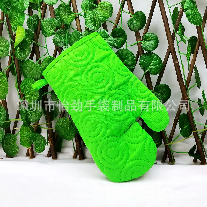罗纹5层隔热手套