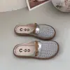 Zapatos de Pescador Súper Trendy con Diseño de Punta Cerrada, Mocasines para Mujer, Adecuados para Usar al Aire Libre, Nueva Moda de Primavera con un Toque de Lujo, Combinados con Faldas, Sandalias con Calados
