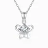 Collar de Plata S925 para Mujer, Cadena con Colgante Cuadrado del Zodiaco de Moda de 1 Quilate, Joyería de Moissanita al por Mayor, Suministro Transfronterizo