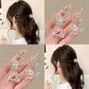 Mini pinza de garra iridiscente láser estilo coreano para mujer, pasador de lujo de alta gama, elegante pinza para el pelo de coleta semi-recogida, accesorio para el pelo