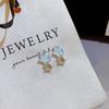 Pendiente de plata 925 con circonita de estrella para mujer 2024 nuevo explosiones pendientes geniales diseño de nicho pendientes para agujero de oreja
