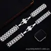 Relógio Jinggang Wuzhu de Aço Inoxidável com Pulseira de Aço Acessórios Universais para Relógio Relógio Masculino Sete Contas com Pulseira de Aço Corrente de Metal