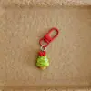 Llavero de Navidad de dibujos animados colgante para bolso lindo adorno de Papá Noel hombre de jengibre regalo de Navidad para estudiante