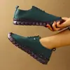 Colección de verano 2026 transfronteriza tallas grandes: Zapatos casuales de suela blanda, de una sola tira y con cordones para mujer, con un estilo inspirado en el británico
