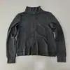 Sudadera con capucha y cremallera de cuello alto casual para mujer, nuevo estilo de otoño, casual, transpirable, holgada, versátil, chaqueta cárdigan, top de color liso