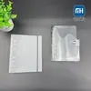 Cuaderno Único A6 con 6 Agujeros, Cubierta Translúcida Escarchada de PP, Páginas Interiores Reemplazables, Cuaderno de Almacenamiento