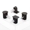 Soporte de Estante de una Sola Capa Minimalista Dos en Uno de Fabricante Soporte de Estante Ajustable Tres en Uno Soporte Divisor Accesorios de Ferretería para Muebles de Plástico