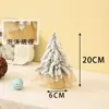 Decoración Navideña Árbol de Navidad 2023 Decoraciones Navideñas Amazon Árbol Pequeño Nevado Árbol Decorativo de Cedro