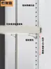 Prateleira de coluna com furo transversal em aço inoxidável, prateleira de armário, suporte de vidro para prateleira, suporte de coluna AA com slot de furo transversal de alumínio para armário de vinho, armário de sapatos