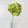 Flor artificial nueva de un solo tallo, hortensia grande para decoración de arco de boda, fondo de salón de bodas y arreglo de escena