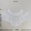 Directo de fábrica poliéster cuello ligero cuello de encaje bordado accesorios de ropa bordado costura a mano pegatinas de tela