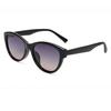 5325 Gafas de Sol Ovaladas Simples para Mujer, Estilo Nuevo Europeo y Americano de Alta Gama, Gafas de Sol Pequeñas, Fotografía Callejera, Gafas de Sol Versátiles