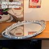 Espelho Espelho de Maquiagem Espelho de Vestir Celebridade da Internet Espelho Retrô Francês Ornamento de Mesa Bandeja de Exibição e Armazenamento de Joias Adereço para Fotos