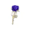 Broche Criativo de Flor de Rosa, Moderno e Luxuoso, Acessório Versátil para Terno, Atacado Estilo Coreano Fresco Broche Anti-Exposição