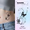 Tatuajes Temporales de Jugo de Hierbas Mariposa Impermeables de Larga Duración Sexy para Cintura, Abdomen, Clavícula, Brazo para Chicas Atrevidas Alto Valor Estético Dulce y Fresco