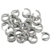 Llavero de anillo de plástico de colores Accesorios para abalorios DIY Colgante de anillo de resorte Gancho de campana Materiales para cadena de teléfono móvil