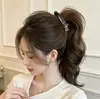 Pinza de plátano de temperamento simple para mujer, coleta alta, lazo, pinza de garra, pinza para moño, pinza vertical, sensación de alta gama, pinza retorcida, accesorios para el cabello