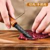 Faca de frutas de bambu faca multifuncional para exterior faca portátil afiada com bainha faca para comer carne de churrasco faca de cozinha popular online