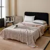 Manta Compuesta de Terciopelo Engrosado Cálido con Relieve Manta de Felpa de Invierno Manta Cubresofá Manta para Siesta en la Oficina Lavable a Máquina