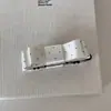 Presilha Banana de Cetim com Bolinhas e Laço Estilo Coreano para Mulheres, Sensação de Luxo, Presilha para Rabo de Cavalo Meio Preso, Presilha Vertical Torcida para Cabelo