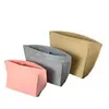 Nuevo inserto para bolso Longchamp tipo dumpling de fieltro transfronterizo, disponible con asas largas y cortas, tamaños grande y pequeño, organizador de bolso tote, mantiene la forma