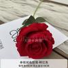 Flor artificial roja boda china decoración de boda arreglo floral para camino decoración de vestíbulo de hotel flor artificial al por mayor