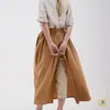 Avental Estilo Ins Japonês 5108cm, Vestido Avental de Algodão e Linho Estilo Coreano, Avental para Jardinagem e Trabalhos Artísticos