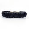 Moda transfronteiriça europeia e americana Pulseira de couro com fivela masculina Nó chinês multicamadas estilo punk pulseira tecida à mão atacado