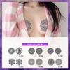 Pegatinas de Tatuaje Temporales de Mandala Kaleidoscope Herbal Impermeables y a Prueba de Sudor de Larga Duración Pegatinas de Tatuaje Geniales para Hombres y Mujeres en Brazos y Pecho