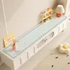 Tapete Protetor para Bancada de Gabinete de TV Estilo Creme Novo Modelo 2025 Luxo Leve High-End Tapete de Mesa para Aparador Tapete para Gabinete de Sapatos Gabinete de Vinho