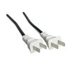 220 V0.5 Plugue macho de dois pinos industrial plano Fio de fiação Plugue macho de 2 furos Fonte de alimentação Plugue de extremidade de dois furos