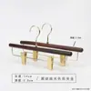Percha de Madera Maciza de Nogal Negro Percha para Pantalones para Tienda de Ropa Uso en Casa, Pinza de Madera Antideslizante para Pantalones de Armario