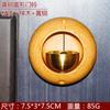 Timbre de Latón Dopamina Dragón Estilo Japonés Timbre Sencillo Puerta de Madera Curativa Puerta de Succión Campana de Viento para Puerta Pegatina para Refrigerador