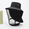 Sombrero de ala ancha grande de 15 cm para hombre, sombrero de protección solar para exteriores, sombrero de sol de verano, sombrero de pesca, sombrero de pescador para montañismo