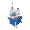 Máquina de Gravação em Relevo Côncavo-Convexo de Estação Dupla, Máquina de Dispensação Hidráulica de Silicone de Cabeça Dupla, Equipamento de Máquina de Gravação em Relevo para Tecido e Acessório de Vestuário