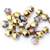Acessórios para cabelo atacado novas contas de cristal buraco contas hexagonais diy acessórios de joias contas soltas pulseira brincos acessórios
